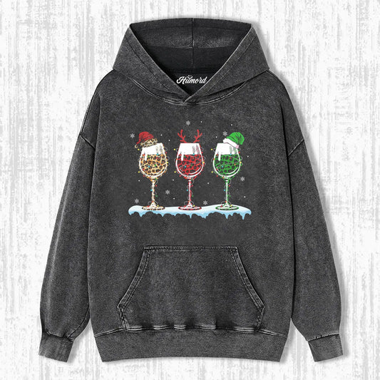 LEOPARD WINE CHRISTMAS T-SHIRT