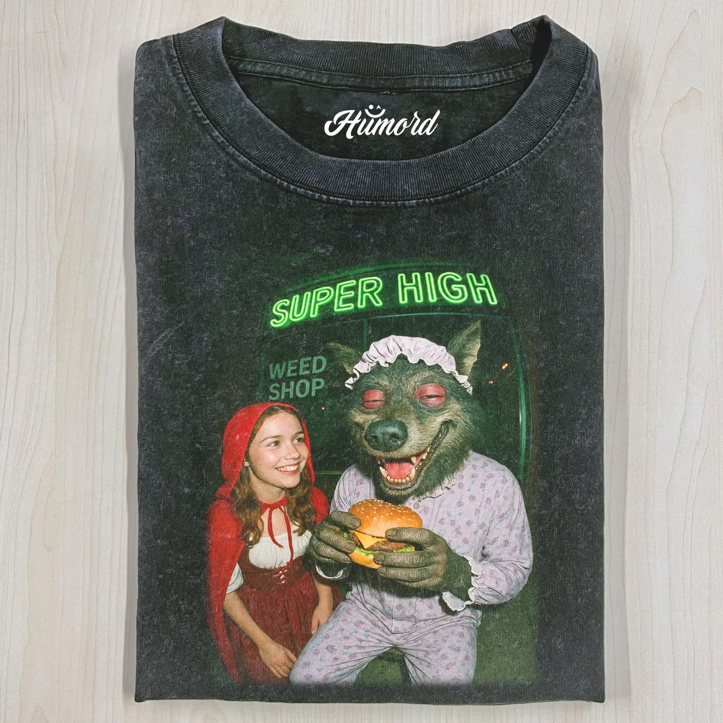 LITTLE RED RIDING HOOD AND THE BIGBAD WOLF T-SHIRT