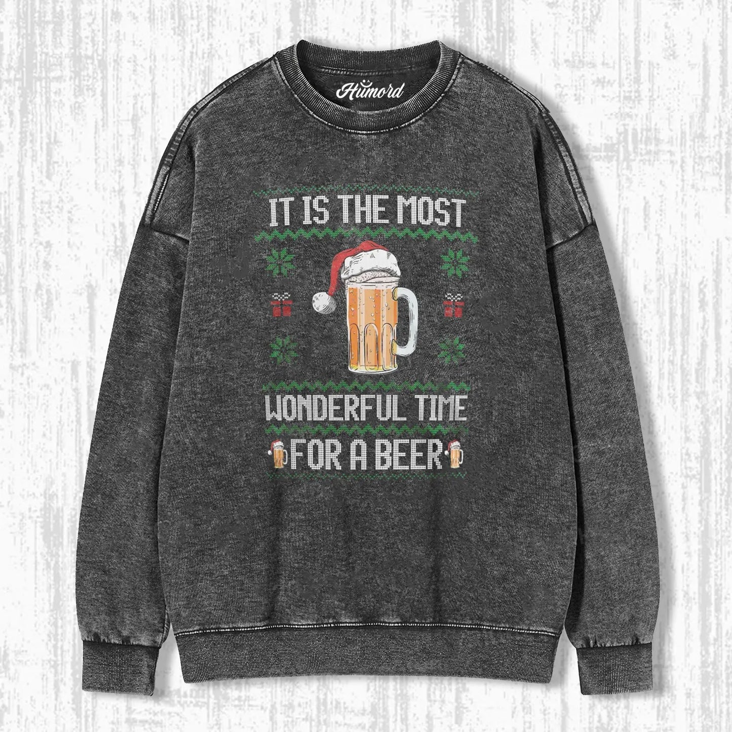 MOST WONDERFUL TIME FOR A BEER CHRISTMAS T-SHIRT