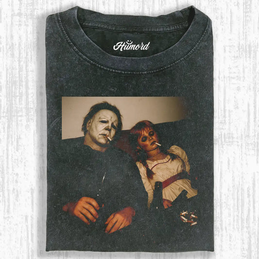 Michael Myers & Annabelle T-SHIRT