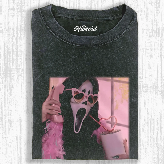 PINK COSPLAY SKELETON T-SHIRT