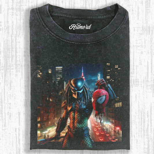 PREDATOR KILLS SPIDER-MAN T-SHIRT