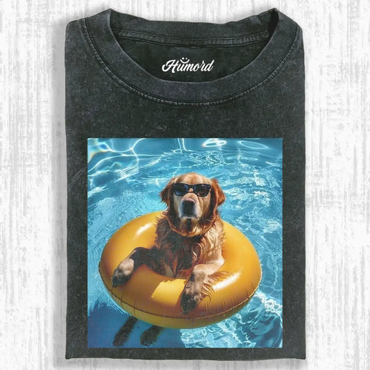 Pool Fun Dog Tee