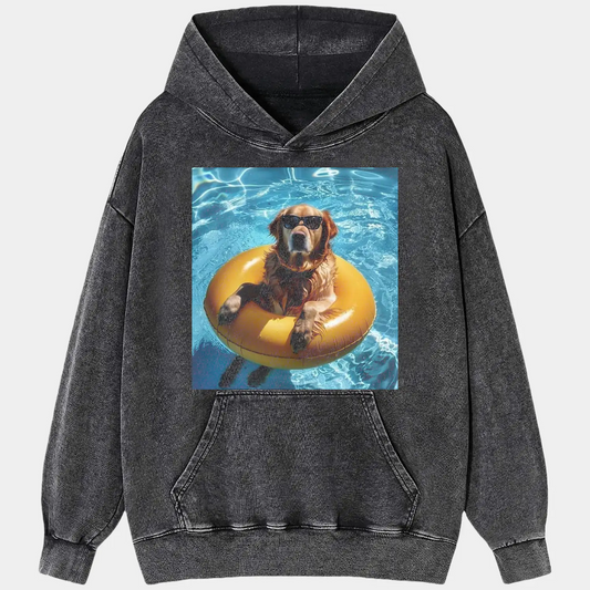 Pool Fun Dog Tee