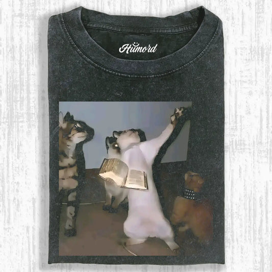 Preaching Cat Tee