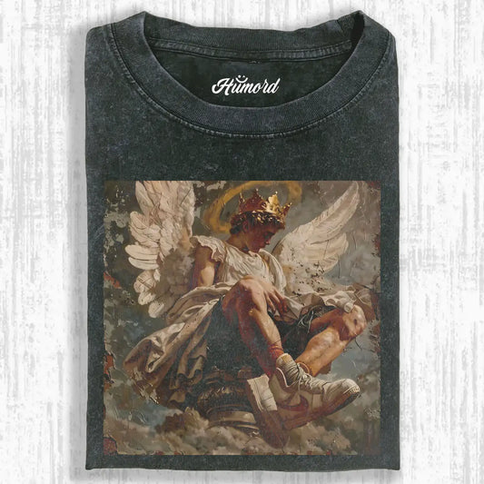 Renaissance art with nike shoes T-SHIRT