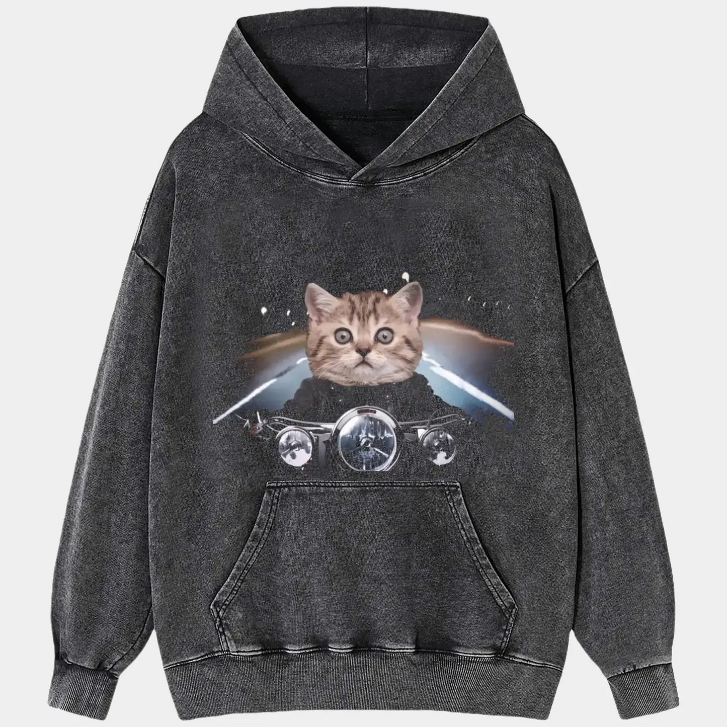 Riding a motorcycle Cat Tee