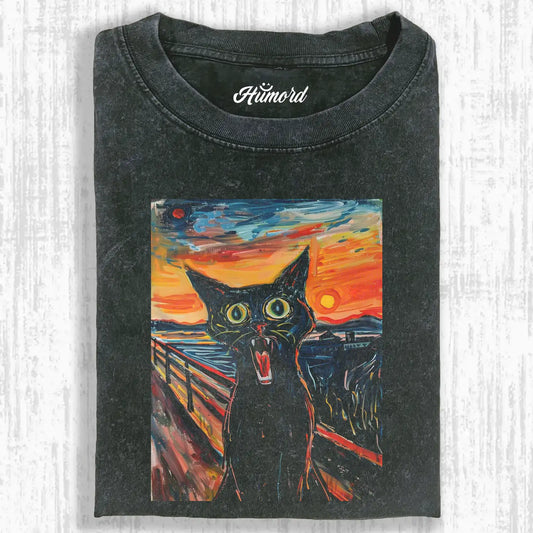 SCREAMING CAT TEE