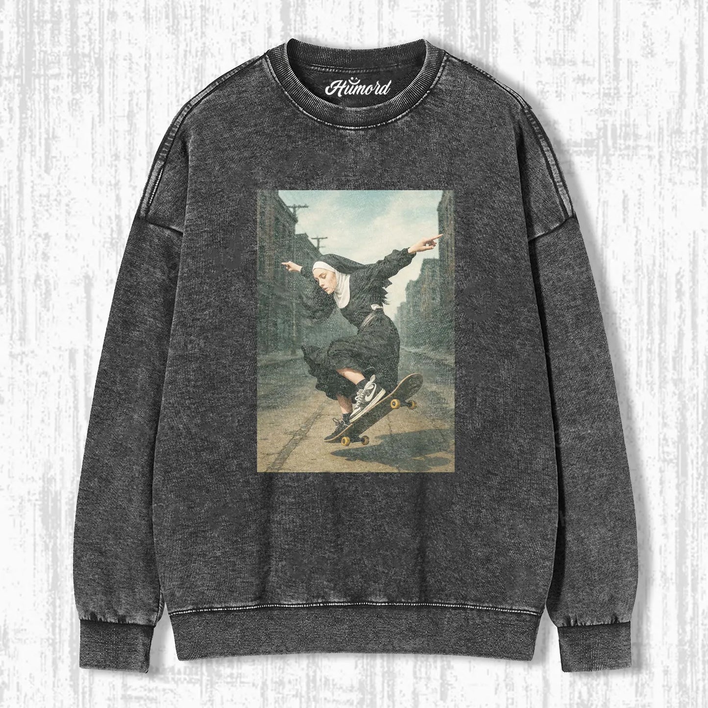 SKATEBOARDING NUNS T-SHIRT