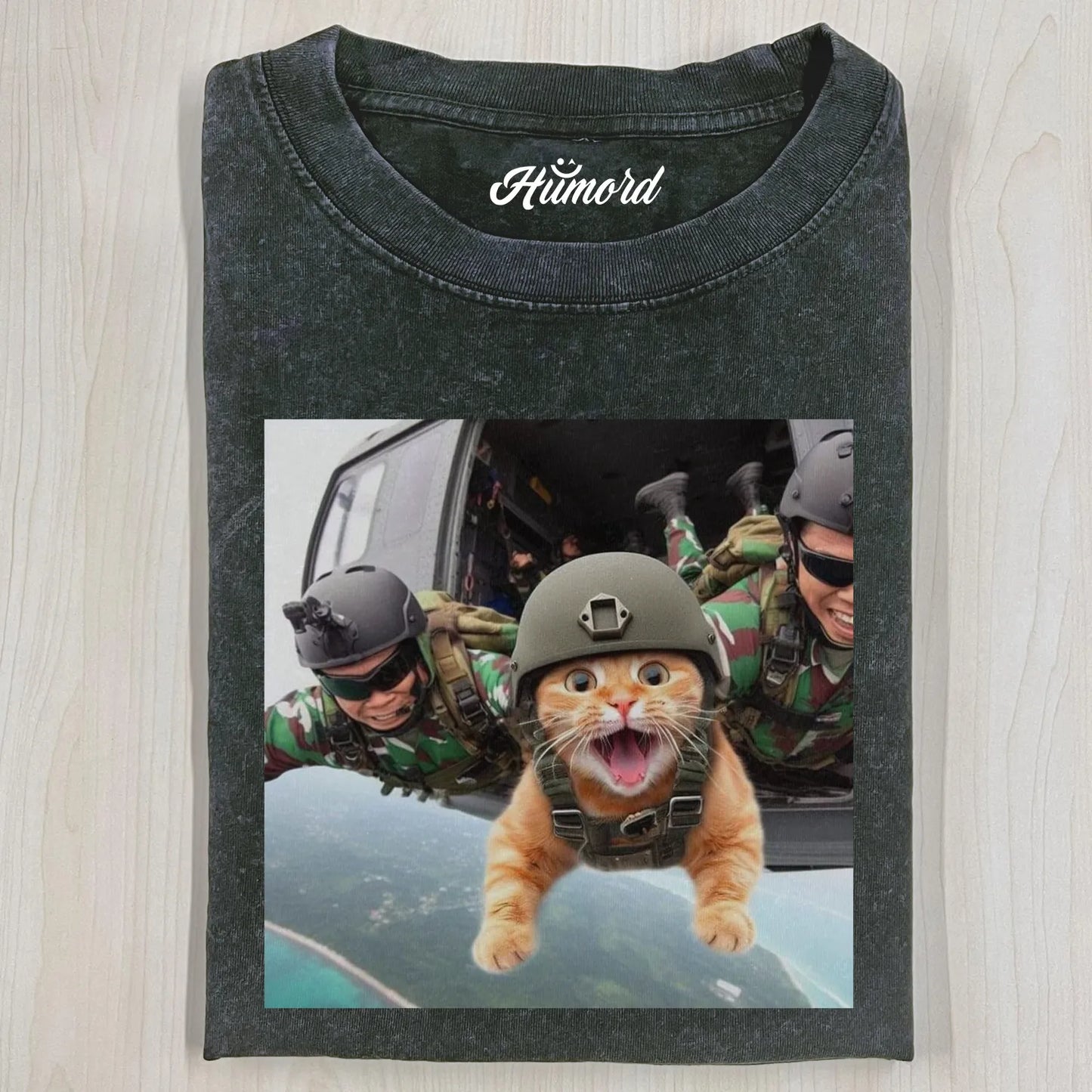 SKYDRIVING CAT T-SHIRT