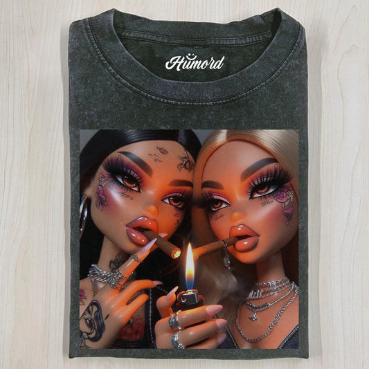 SMOKE GIRLS T-SHIRT