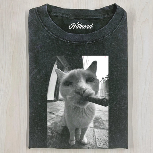 SMOKING CAT T-SHIRT V1.5
