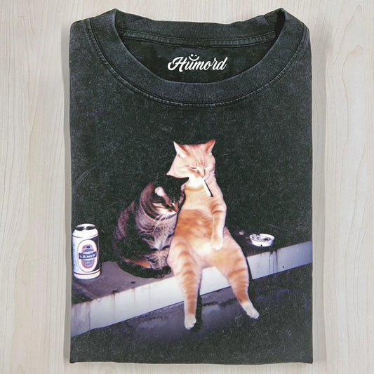 SMOKING CAT T-SHIRT V2.1