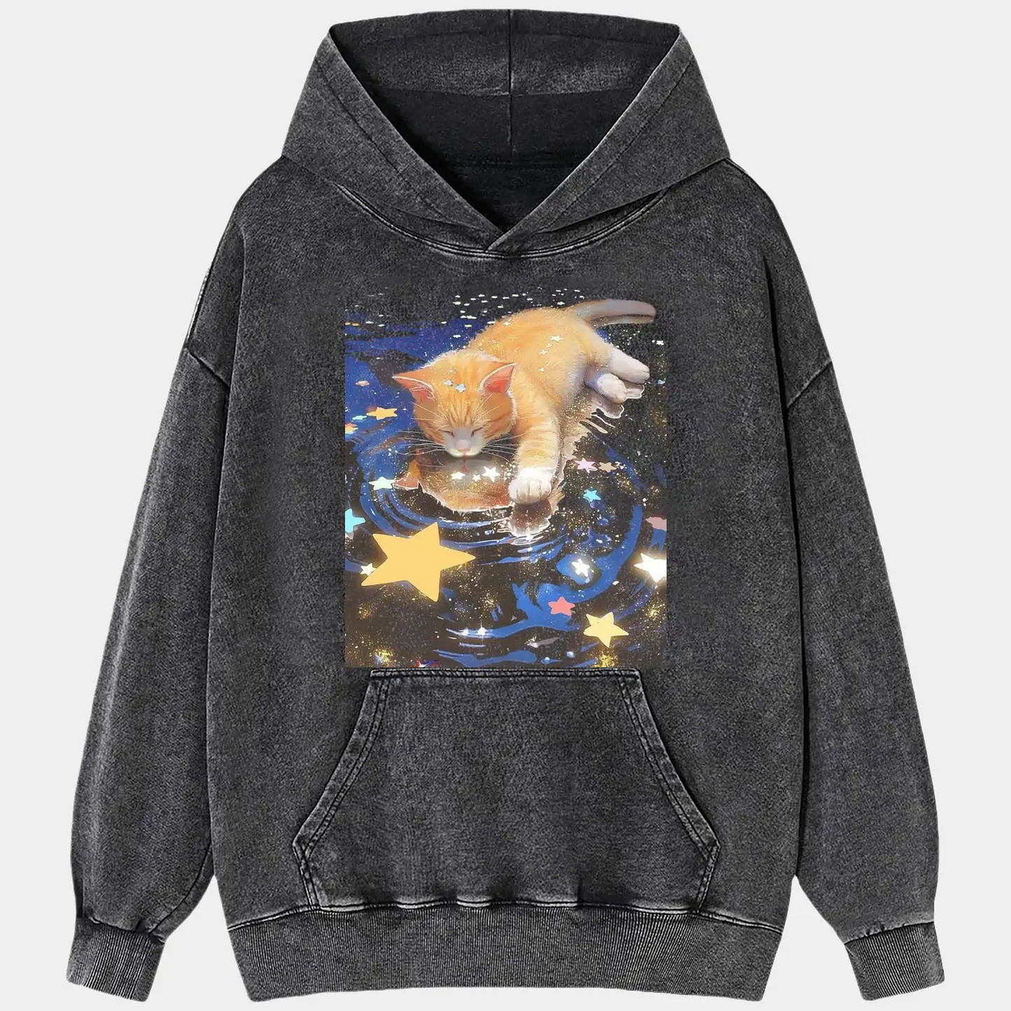 STARS AND CAT TEE