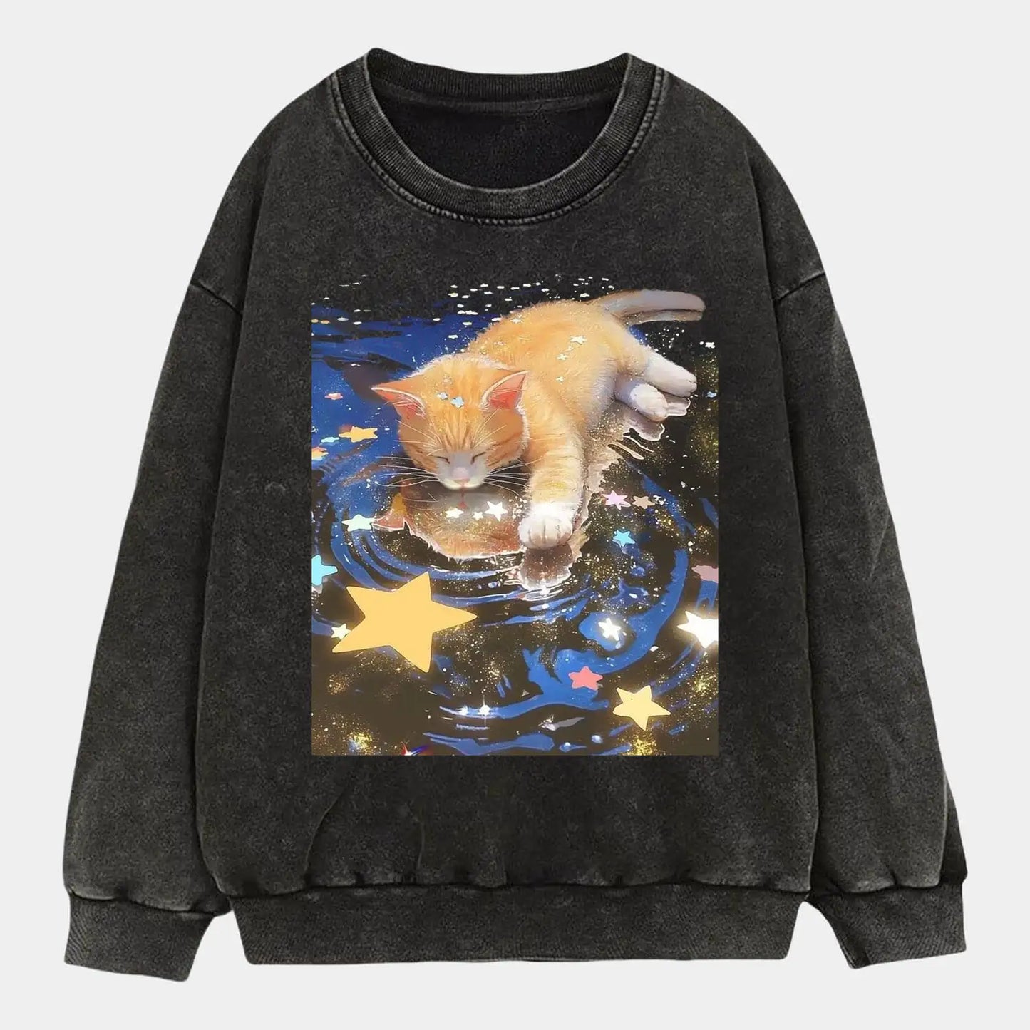 STARS AND CAT TEE