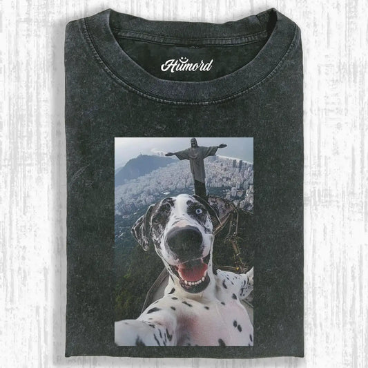 Selfie Dog A2 Tee