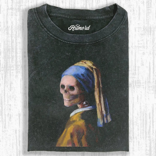 Skull Mona Lisa Tee