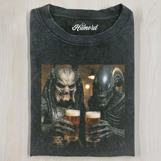 THE PREDATOR & ALIEN T-SHIRT