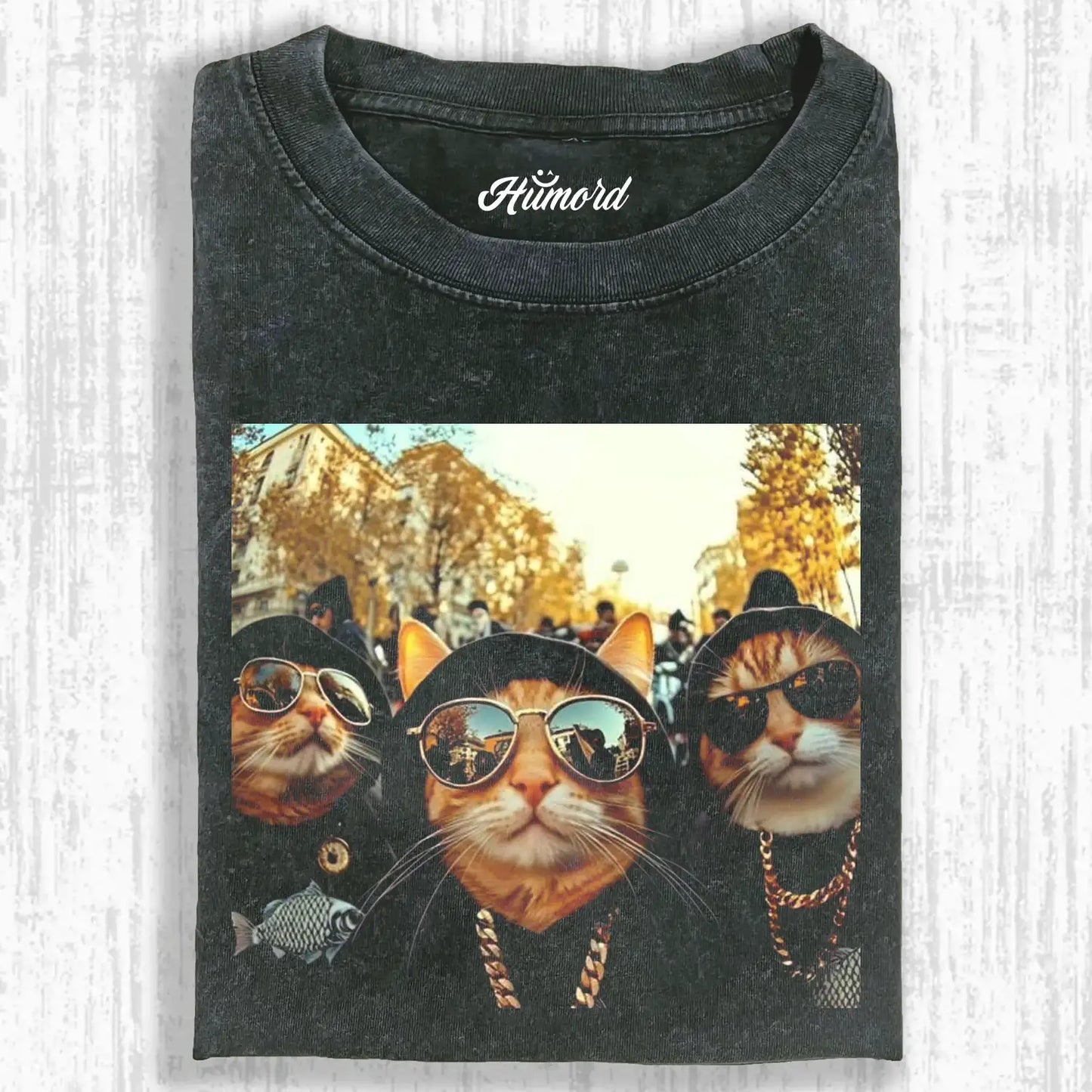 Three Cats Tee