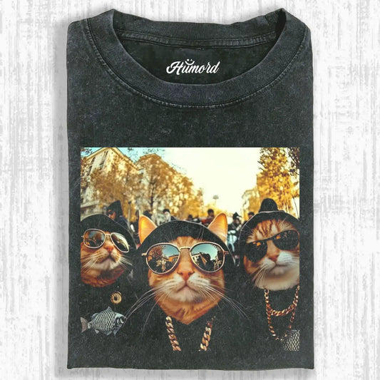Three Cats Tee