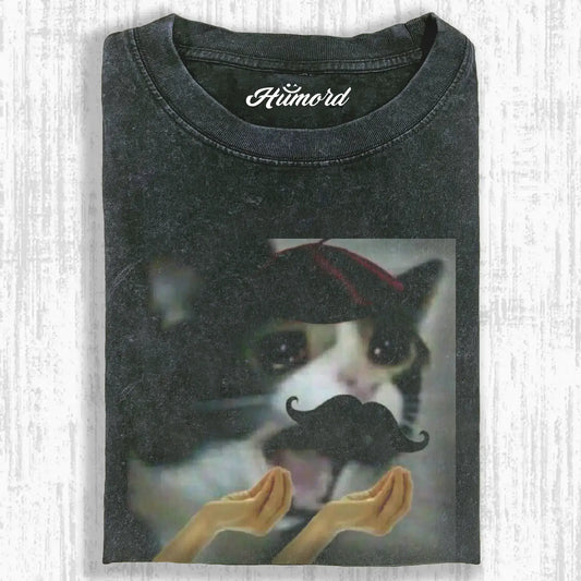 WASHED COTTON CAT T-SHIRT 6.0