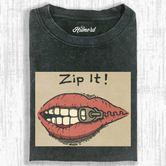 Zip It Tee