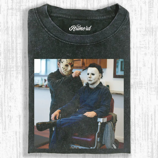 MICHAEL MYERS AND JASON VOORHEES T-SHIRT V1.6