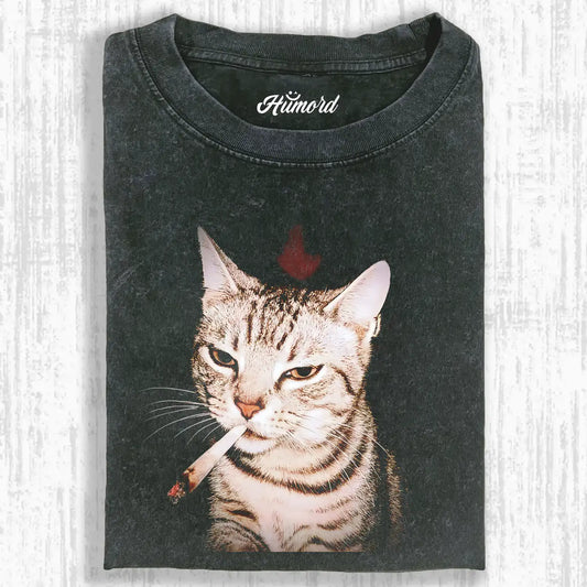 SMOKE CAT T-SHIRT V1.5